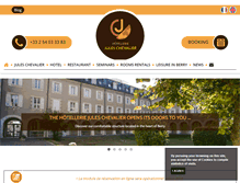 Tablet Screenshot of centre-chevalier.com
